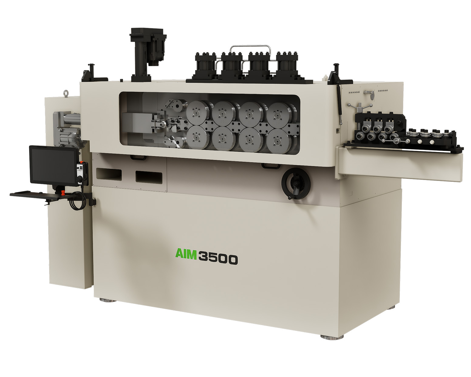 AIM 2500 spring coiling machine