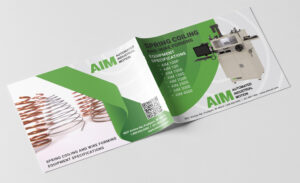 AIM Spring Coiler Brochure front and back pages