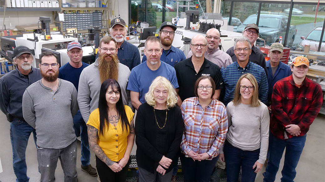 Automated Industrial Motion Staff - Group Photo in Shop