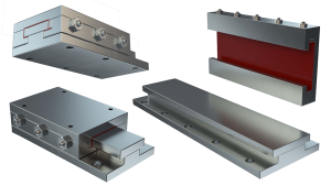 DuraBond slides: four angles of Rulon-coated slides