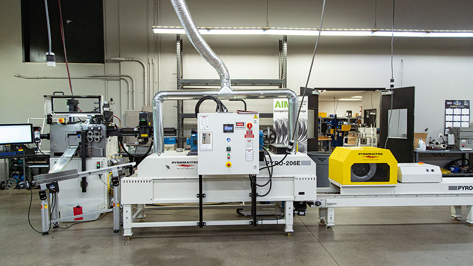 AIM Custom Solutions: AIM 1000 setup for constant force springs