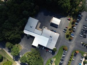 Aerial photo of Automated Industrial Motion facility in Fruitport, MI
